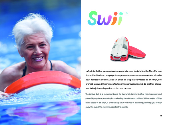 Brochure Sublue - scooters sous-marins